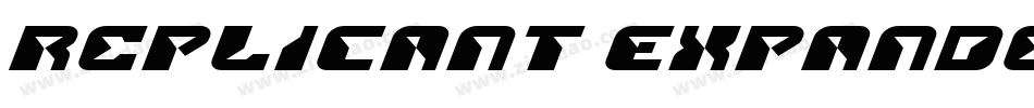 Replicant Expanded Italic字体转换
